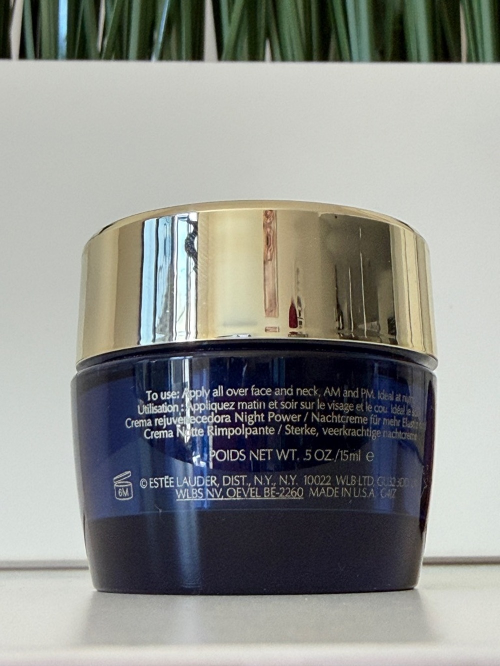Estee Lauder Night Cream Duo - Deep Blue & Gold Caps New - Picture 2 of 3